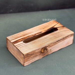 جا دستمالی چوب جنگلی