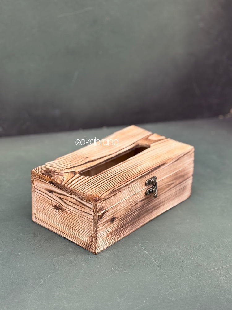 جا دستمال کاغذی چوب آزاد