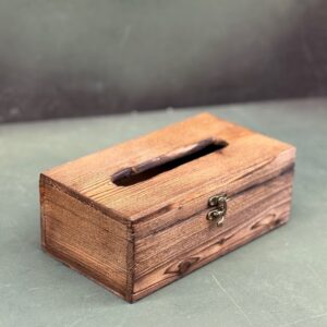 جا دستمال کاغذی چوب روس
