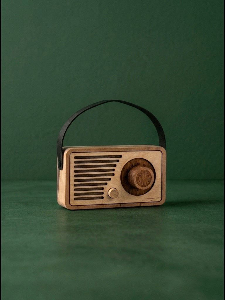 رادیو تمام چوب-دکوری-کد 5519